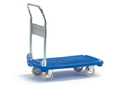 voziček s plastično ploščo